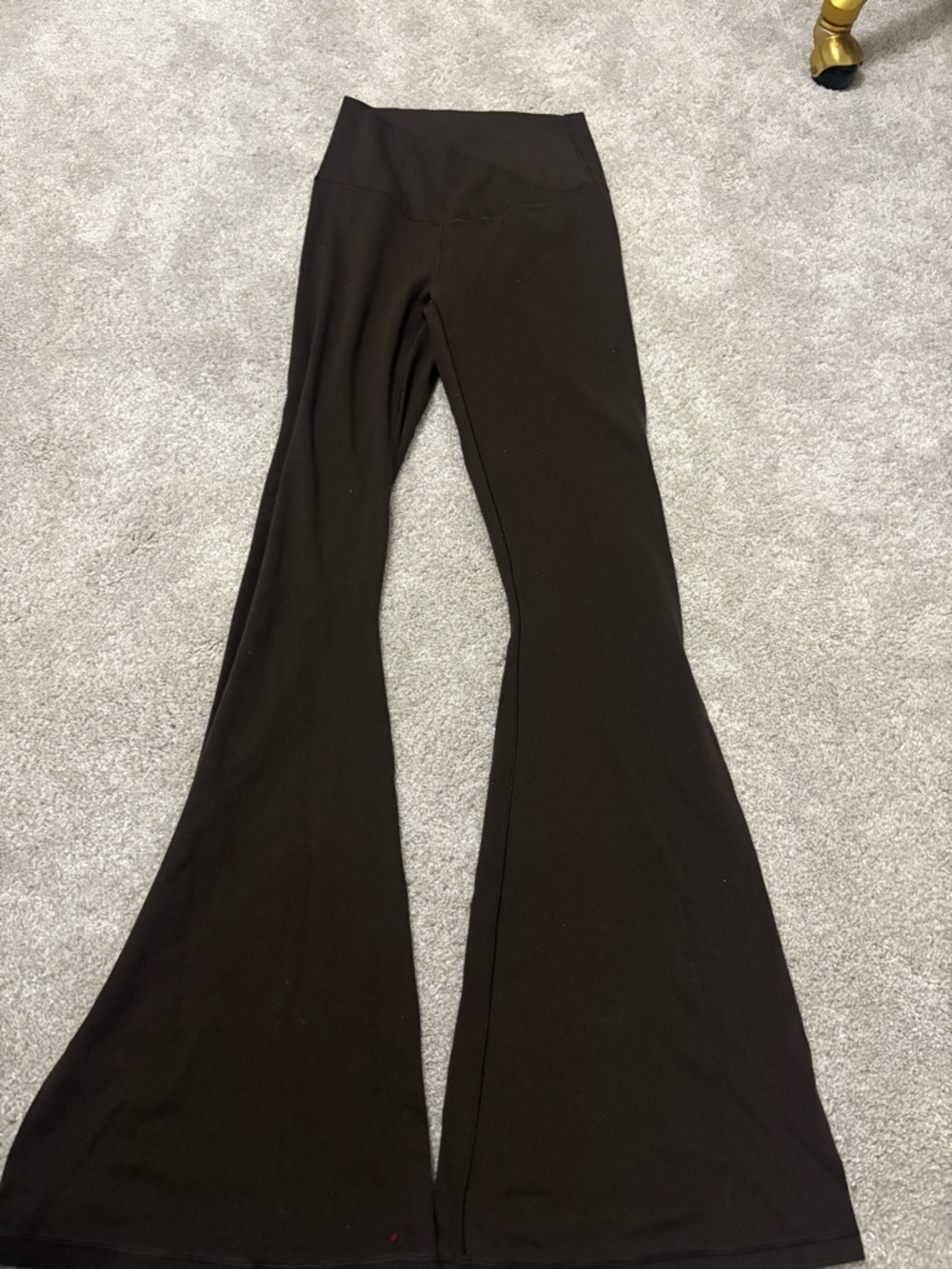 aerie Black Flared High-Rise Leggings